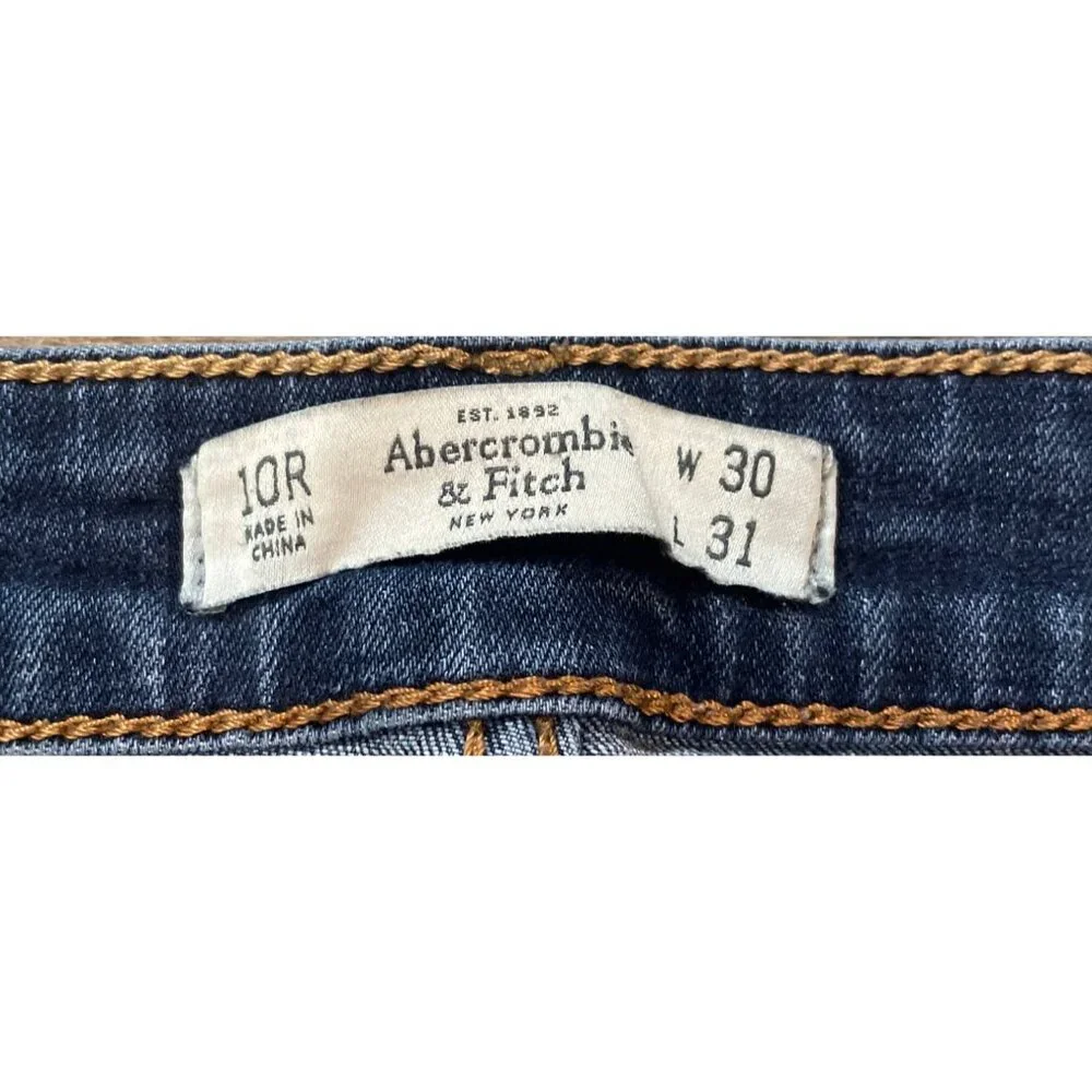Abercrombie & Fitch Womens Skinny Jeans W30 L31 City Urban Distressed - Picture 2 of 6